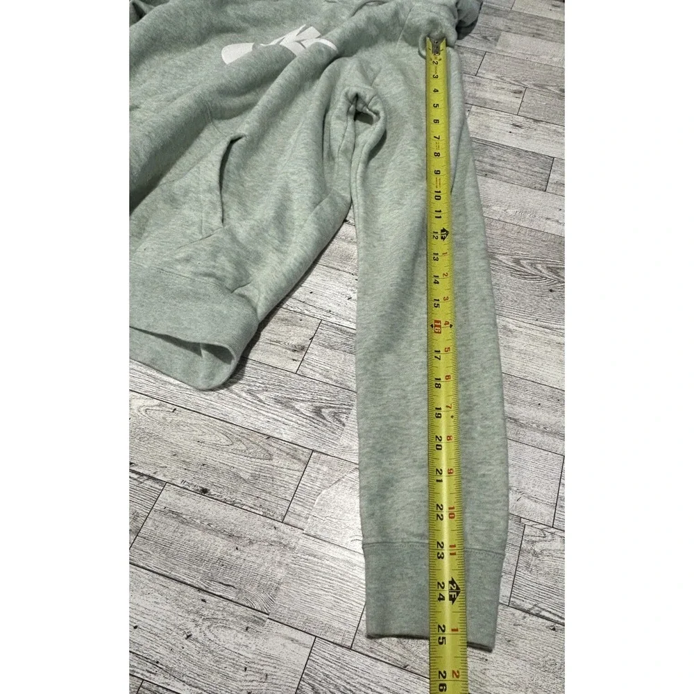 NIKE Seafoam Green White Heathered Pullover Long Sleeve‎ Hoodie Sweatshirt SMALL